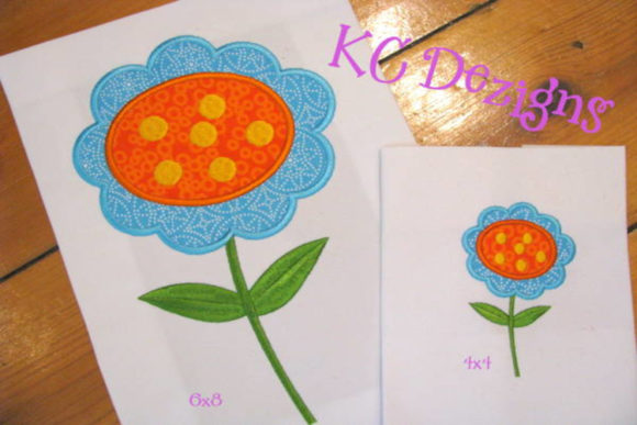 Blue Flower Applique Design Review