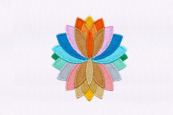 Colorful Flower: A Seasonal Embroidery Staple
