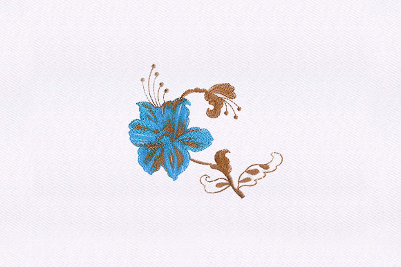 Cyan Flower Design Review for Small Business Merch