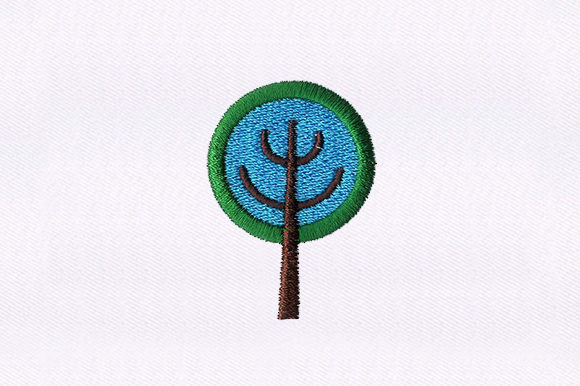 Dainty Tree: A Thoughtful Embroidery Design for Quiet Moments