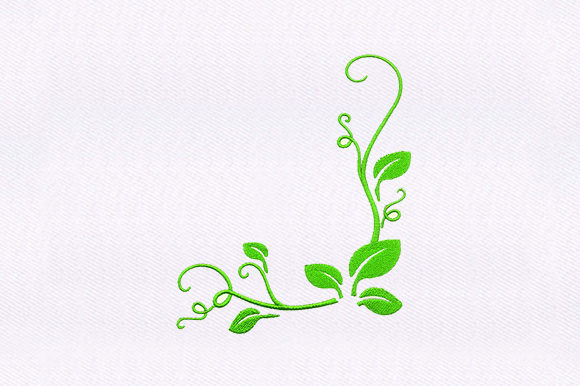 Green Leaf Vines: A Seasonal Embroidery Workhorse