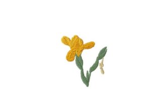 Iris: A Thoughtful Embroidery Design for Boutique Apparel