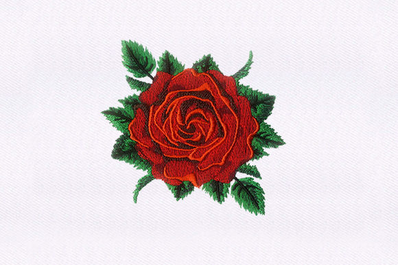 Red Rose Embroidery Design Review