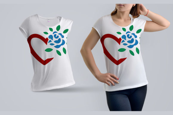 Roze Leaf Heart: A Delicate Yet Distinctive Embroidery Choice